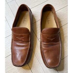 Cole Haan Brown Leather Mens Slip On Shoes Penny Loafers Sz 9 M.‎ Classic Preppy